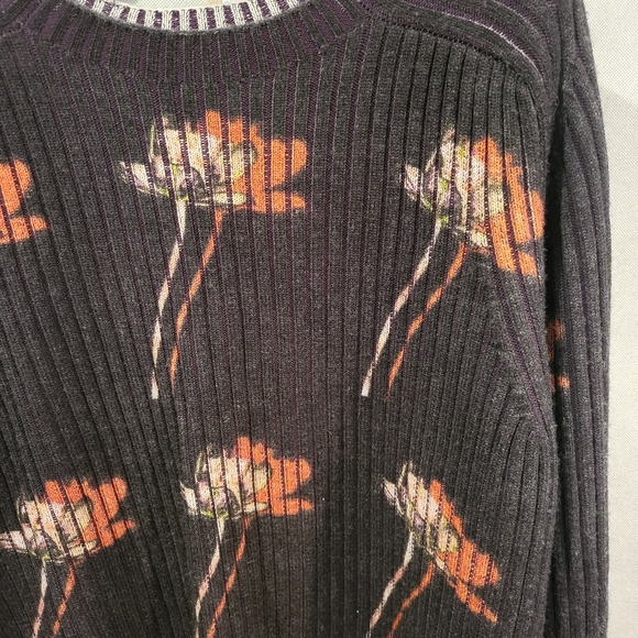 PAUL SMITH Repeated Floral Print Crewneck Sweater - Picture 5 of 8